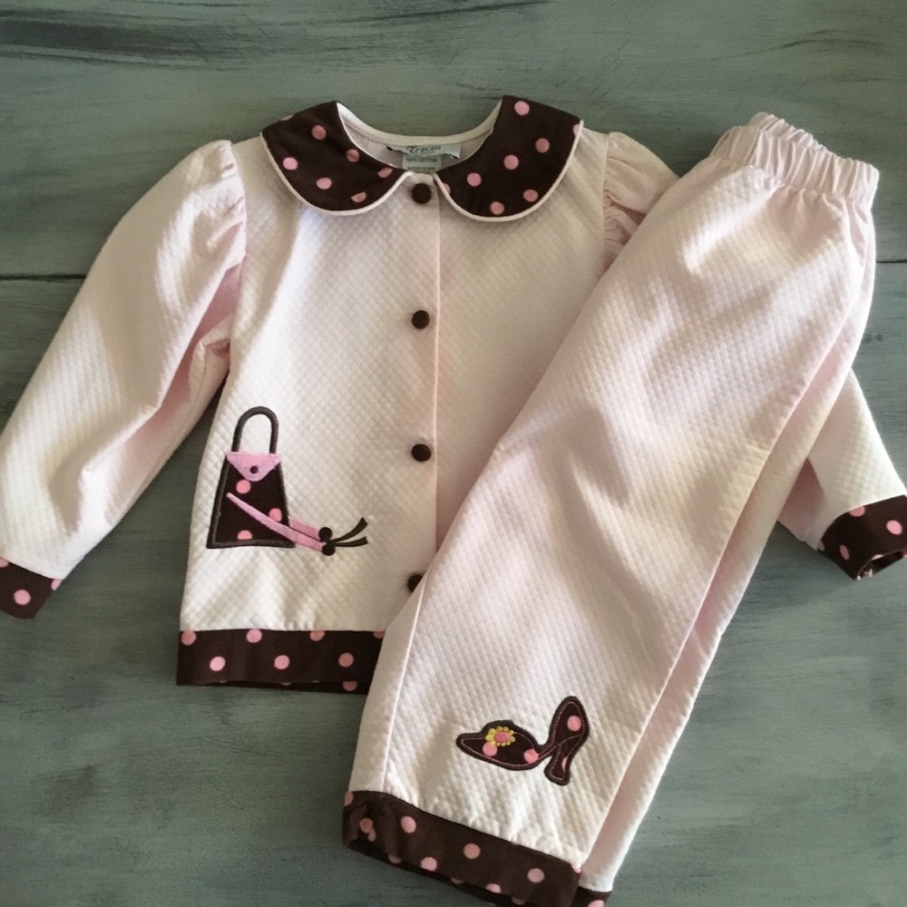 NWOT Tricia 2 Piece Girly Pant Set Sz. 18 Month